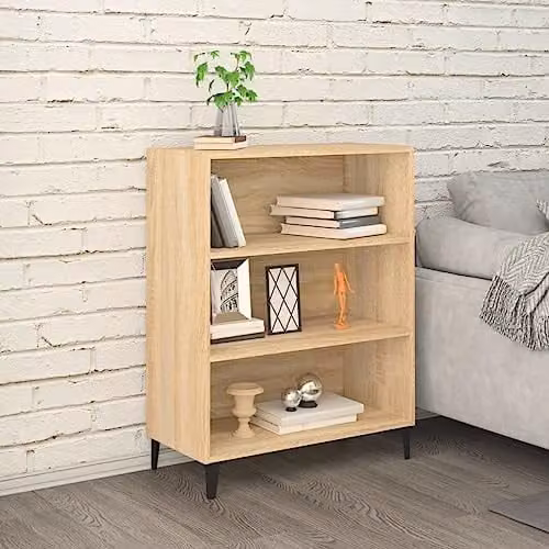 vidaXL Sonoma Oak Sideboard Console and Storage Cabinet in Brown – 1