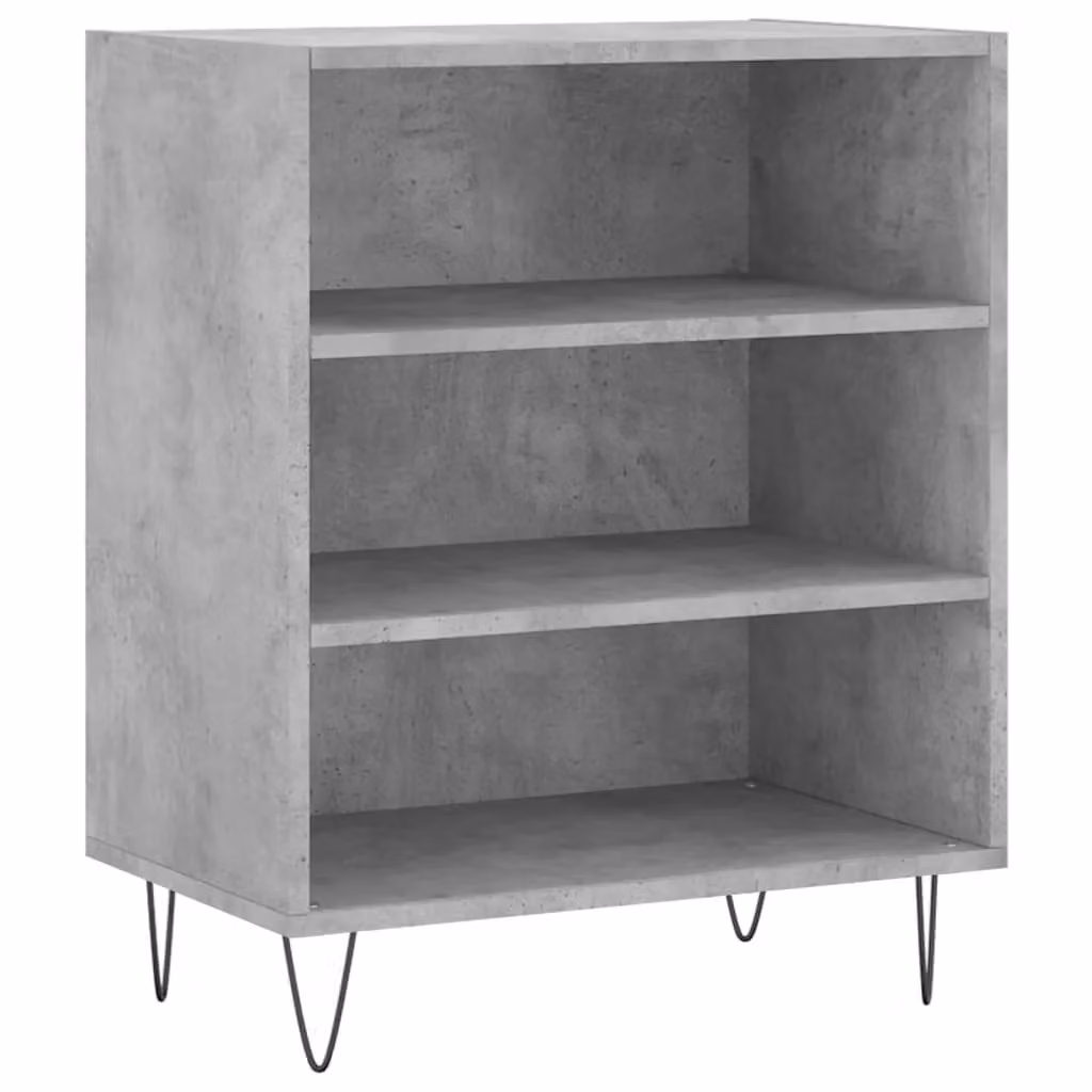 Berkfield Home Industrial Sideboard in Concrete Grey, W/D/H: 57 x 35 x 70 cm – 2