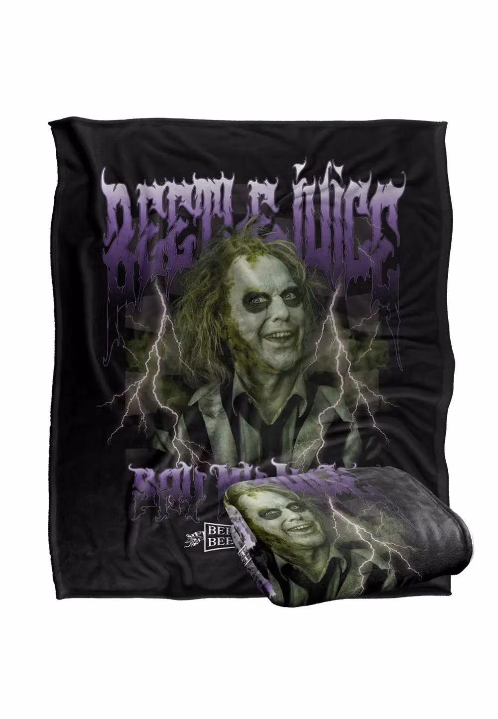 LOGOVISION Beetlejuice 2 Super Soft Fleece Throw Blanket, Multicolour, W: 152 cm, D: 127 cm – 7