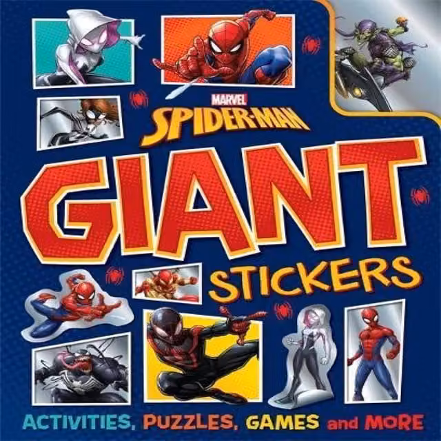Marvel Spider-Man Giant Stickers Paperback Book by Marvel Entertainment International Ltd, Multicolour