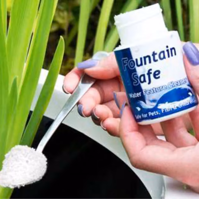 Primrose White Fountain Safe Water Feature Algae Control Cleaner, 12 Month Supply
