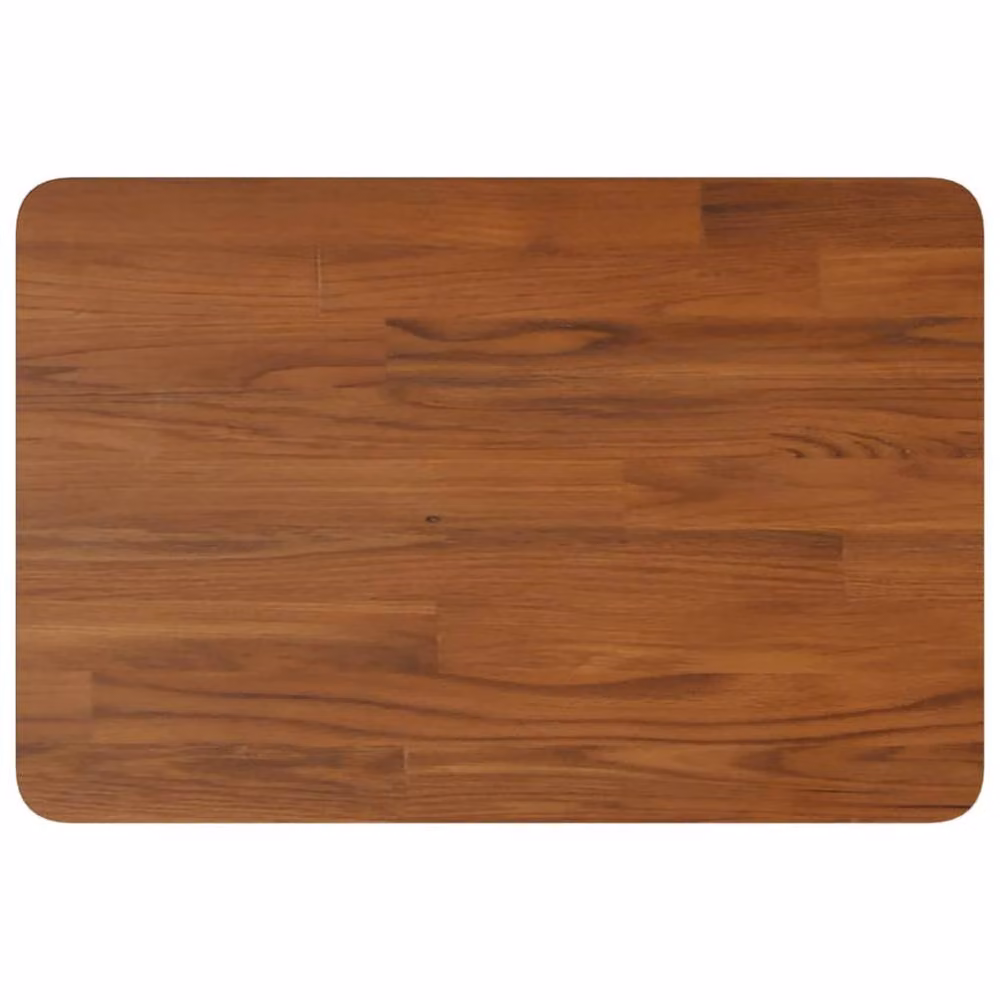 Berkfield Home Wall Mounted Basin Shelf in Brown Oak and Steel – 4