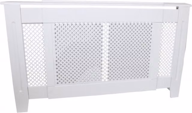 Monstershop White Adjustable MDF Radiator Cover – 1