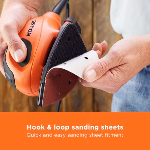 Black+Decker Benchtop Sander in Black and Orange – 6