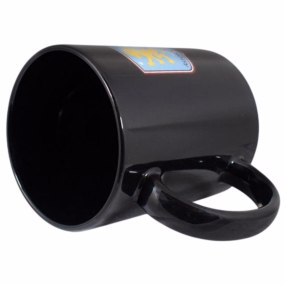 Aston Villa FC Lion Ceramic Mug, Black, 315 ml – 2
