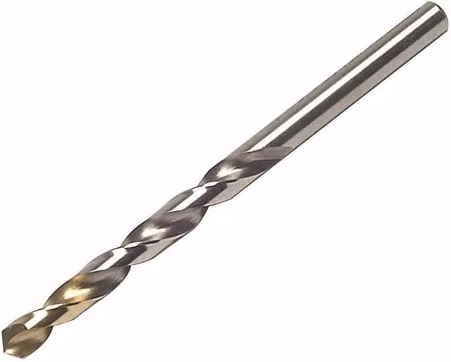 Dormer HSS-TiN Coated Metric Jobber Twist Drill Bits, Silver