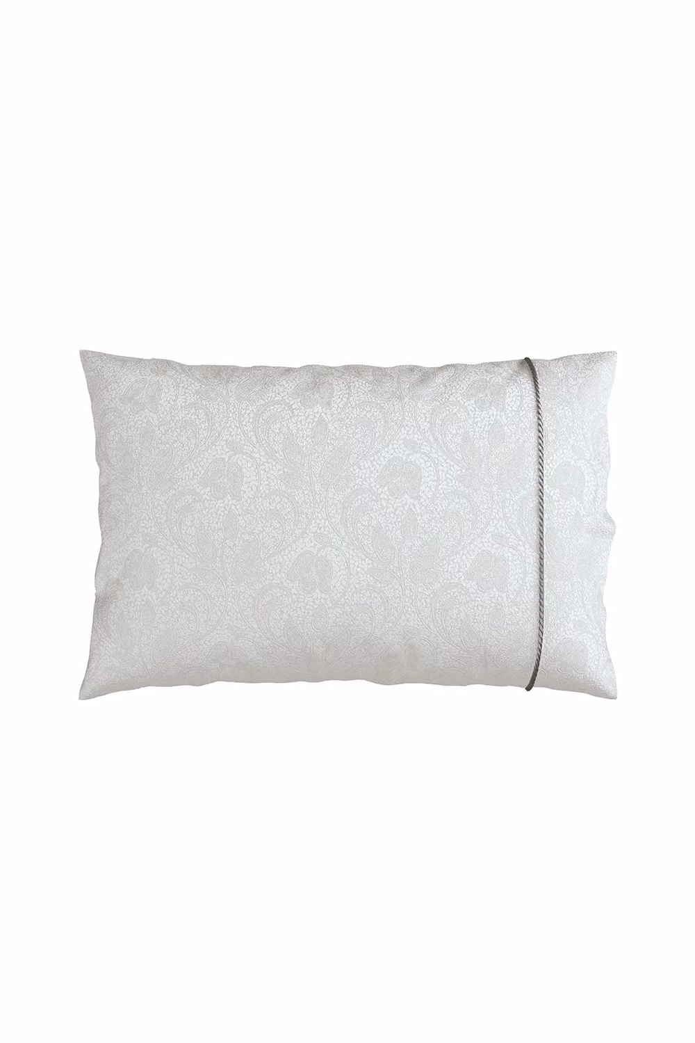 1951 Ashleigh Silver Grey Floral Jacquard Duvet Cover and Pillowcase Set, W: 200 cm x H: 200 cm – 2