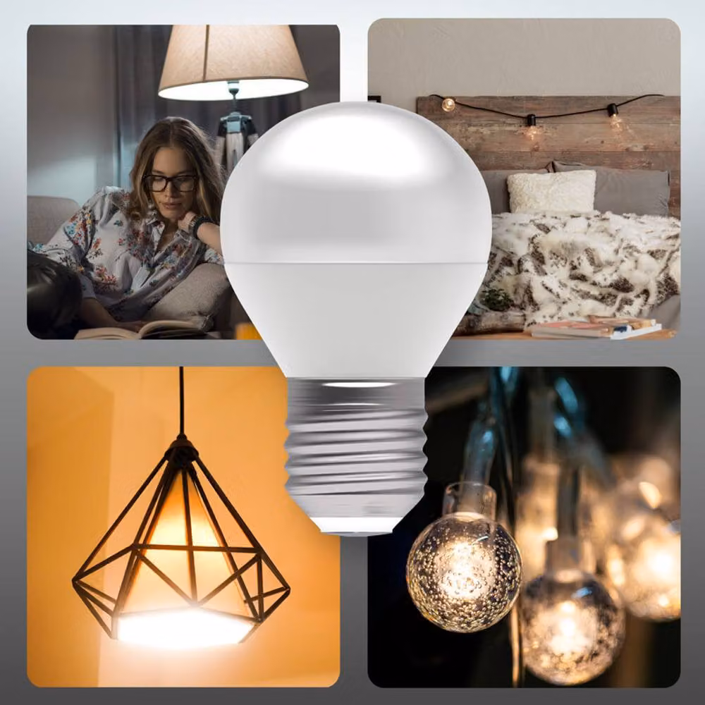 BELL Lighting E27 LED Golf Ball Bulb, Dimmable, White, 470lm, 4.7W, Pack of 6 – 3