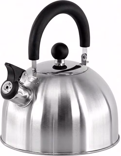 Havendro Stainless Steel Whistling Camping Kettle, 2.5 l, Silver