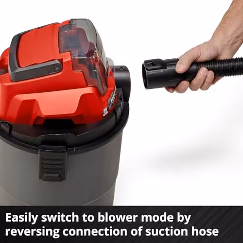 Einhell TC-VC 18/15 Li Solo 18V Power X-Change Cordless Wet and Dry Vacuum Cleaner with 15L Tank in Red and Black – 5
