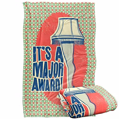 Warner Bros. A Christmas Story Super Soft Fleece Throw Blanket, Multicolour, W/D/H: 91 x 147 cm – 1