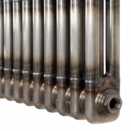 Monster Shop Traditional 2 Column Carbon Steel Radiator in Grey/Silver, W/H: 60.0 x 42.5 cm – 6