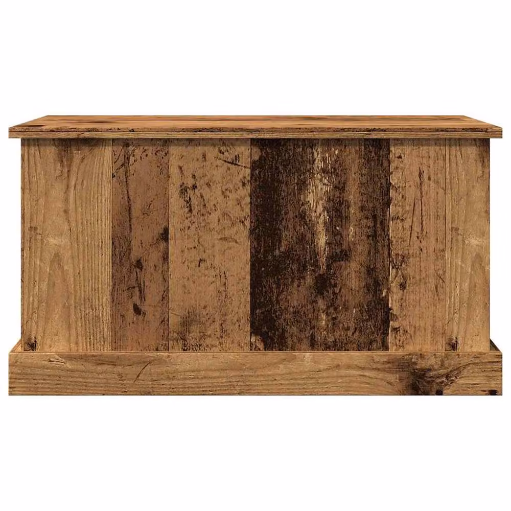 Berkfield Home Old Wood Storage Box in Brown, W/D/H: 70 x 40 x 38 cm – 4