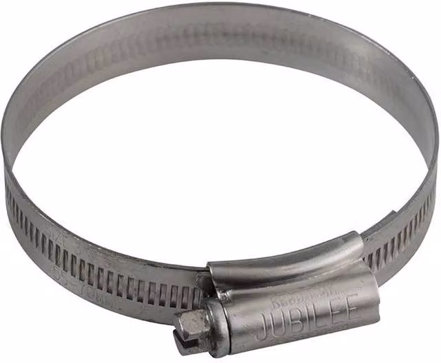 Jubilee Stainless Steel Hose Clip, Silver, 55-70mm