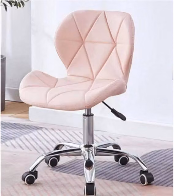 KORVIXA Pink Modern Task Chair for Home Office with Castors – 1