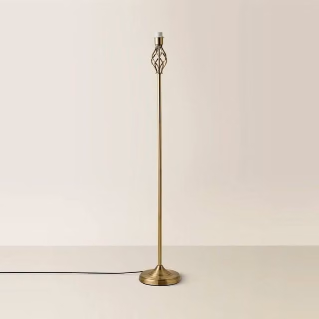 SPETLEK Antique Brass and Bronze Traditional Floor Lamp – 1