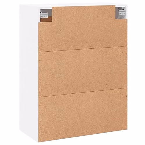 vidaXL White Modern Wall Mounted Cabinet with Hinged Doors and Internal Shelves, W/D/H: 90.0 x 34.0 x 69.5 cm – 2