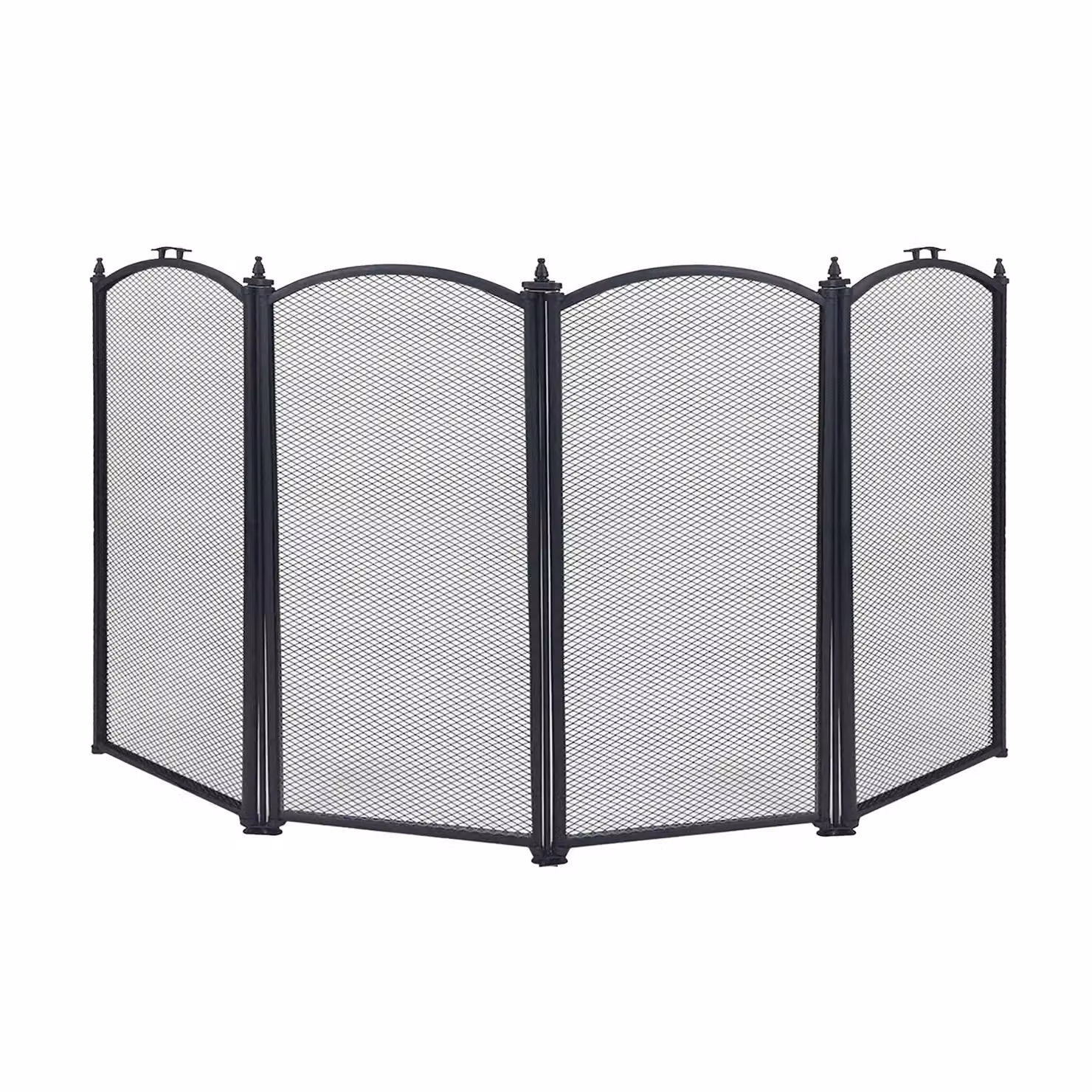 Simpa Berkshires 4 Panel Fire Guard in Black – 2