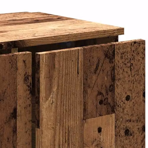 vidaXL Modern TV Cabinet in Old Wood Brown, W/D/H: 80 x 34 x 30 cm – 5