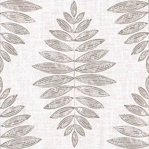 FloorPops FP3298 Foliage Floral Peel and Stick Floor Tiles, Neutral, W: 60.96 cm, L: 60.96 cm, T: 0.15 cm – 1