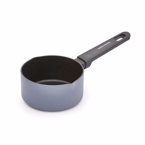 Morphy Richards Grey Aluminium and Ceramic Milk Pan, 14 cm
