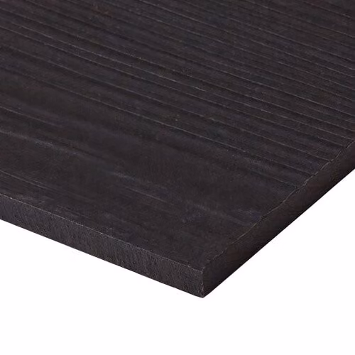SwissPearl Black Fibre Cement Cladding Plank Board, Pack of 4, W: 18 cm, L: 3.6 m