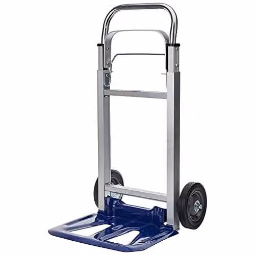 Einhell BT-HT 90 Aluminium Hand Trolley in Silver and Blue