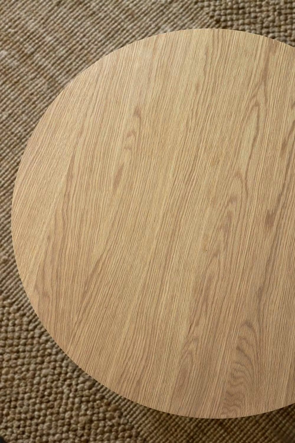Julian Bowen Ollie Round Side Table in Light Oak – 4