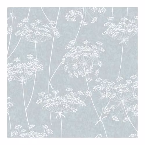 Graham & Brown Superfresco Easy Blue Floral Botanical Wallpaper