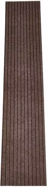 FORGEVIO Self-Adhesive Modern Home Office Floor Mat in Black and Brown, W: 40 cm x L: 200 cm – 1