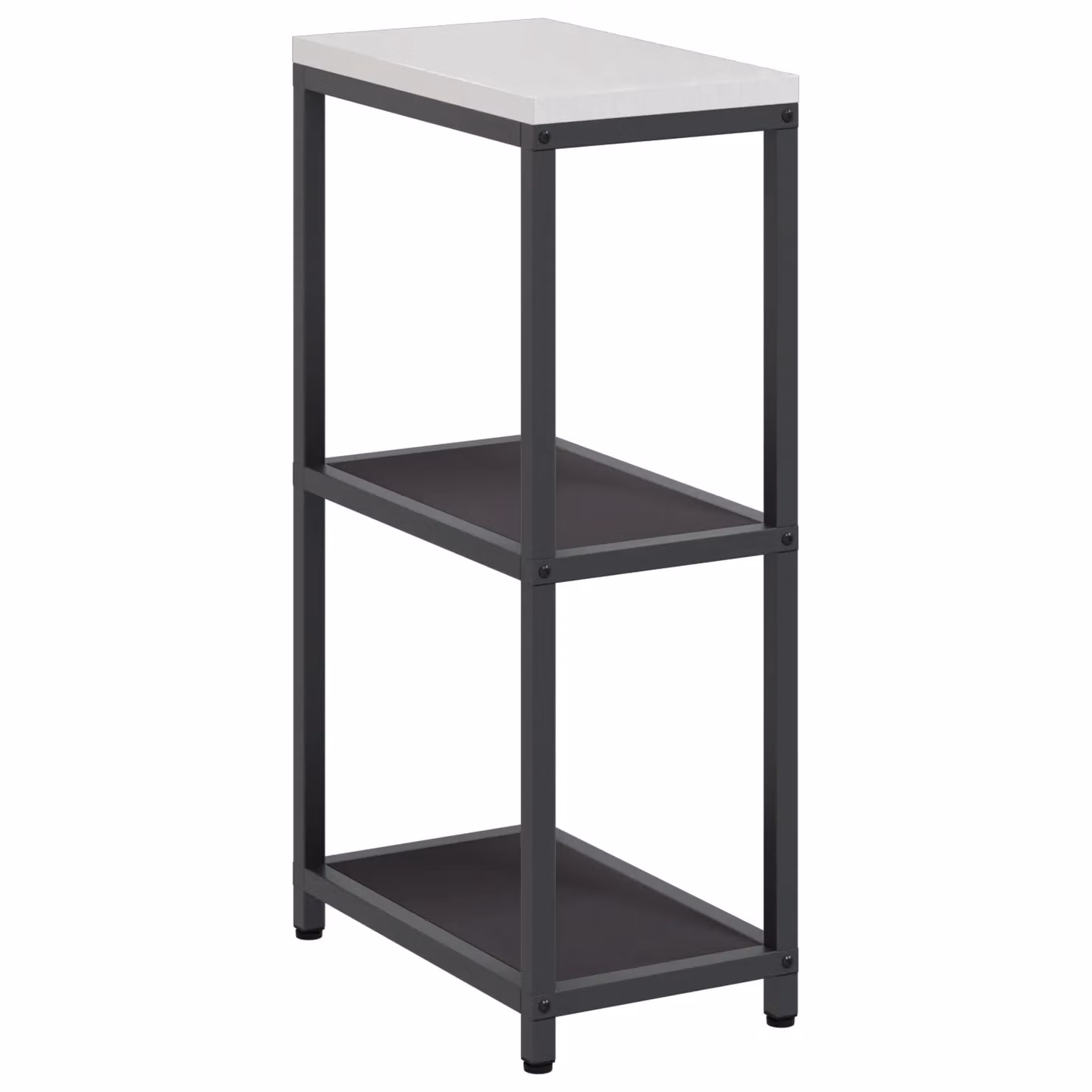 Berkfield Home Modern Kitchen Storage Shelf in Matt Black Metal – 1