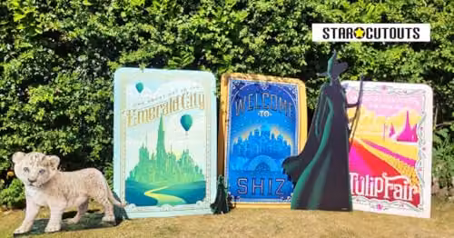 Star Cutouts SC4653 Wicked Elphaba Green and Black Silhouette Lifesize Cardboard Cutout, Height: 163 cm – 7