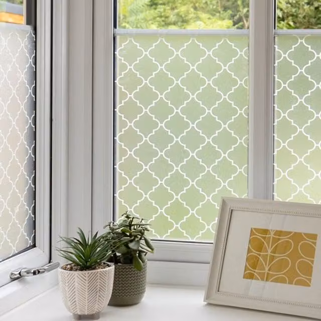 D-C-Fix Onadi Self Adhesive Transparent Privacy Window Film, W: 67.5 cm x H: 100 cm – 1