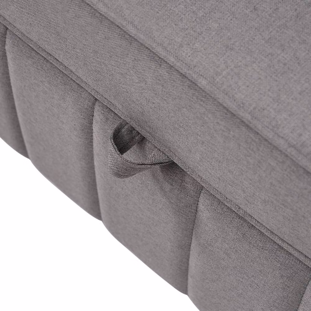ModernLuxe Multifunctional Folding Daybed and Sofa Bed with Adjustable Backrest in Dark Grey, W: 127.0 cm, D: 57.0 cm, H: 94.0 cm – 7