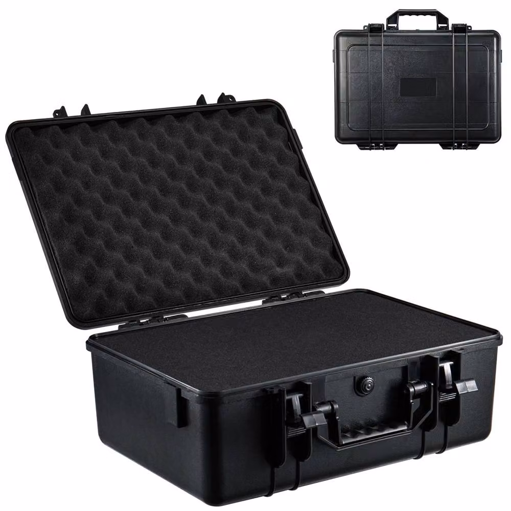 SPETLEK Aluminium Portable Toolbox with Cubed Foam Insert in Black – 4