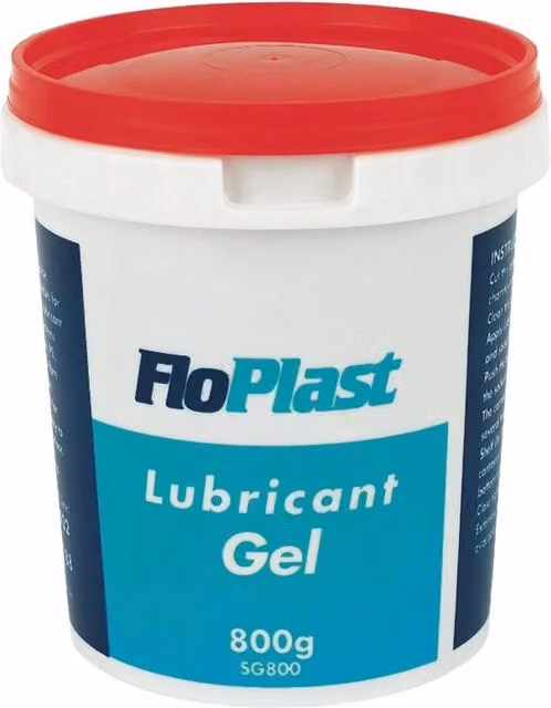 FloPlast Silicone Gel 800g Grey Pipe Lubricant