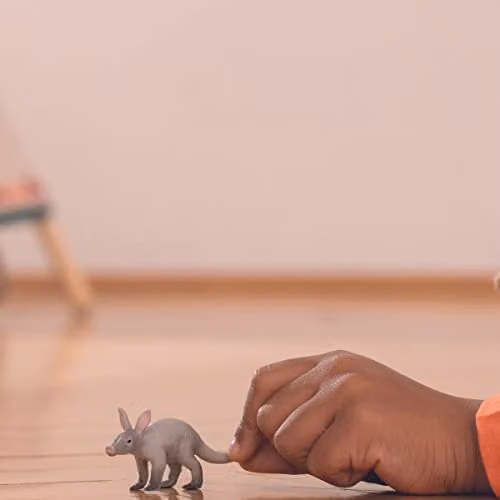 Schleich Wild Life Aardvark Toy Figurine in Grey – 2