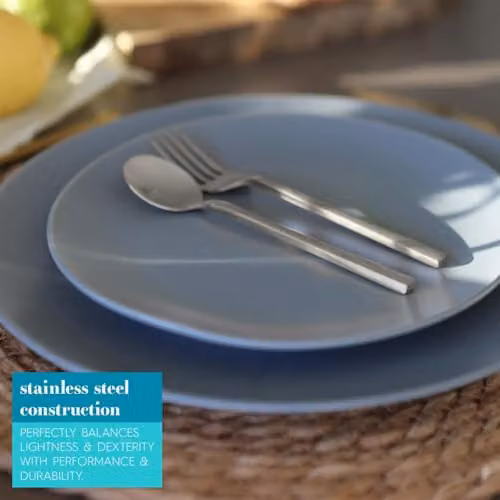 Argon Tableware Silver Stainless Steel Cake Fork Set of 8, 15cm – 2
