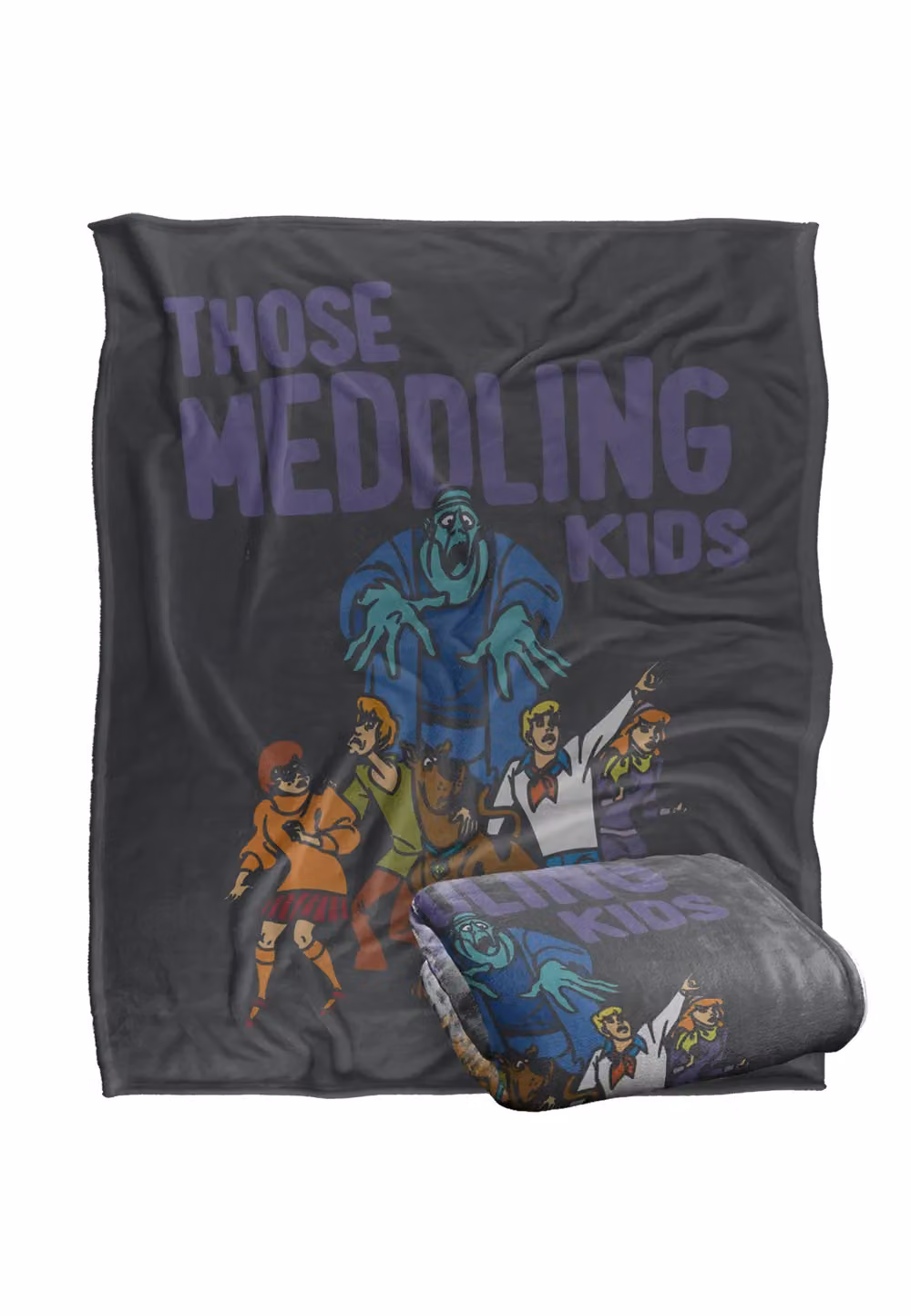 Warner Brothers Scooby Doo Silky Touch Super Soft Fluffy Throw Blanket, White, W/D: 152 x 127 cm – 2