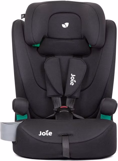 Joie Elevate R129 i-Size Forward Facing Car Seat in Grey and Black with Cup Holder