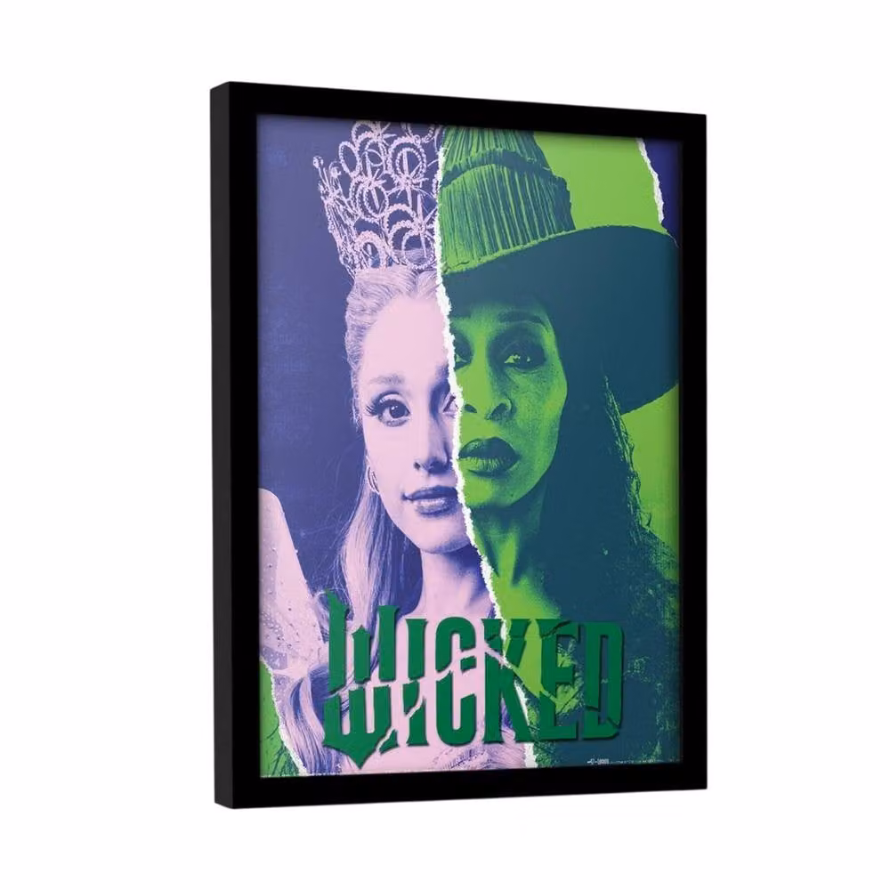 Wicked RIP Framed Multicolour Typography Paper Poster – 3