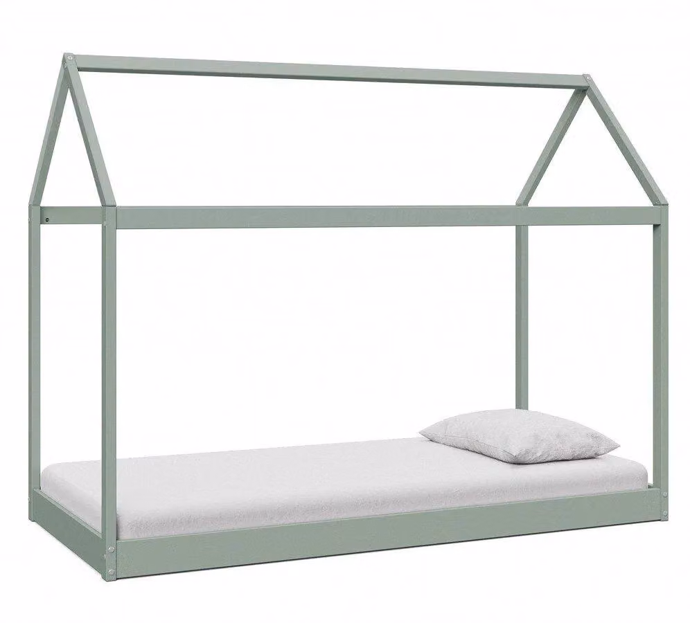 Home Detail Taylor Wooden Kids Montessori House Bed in Green, W/D/H: 90 x 190 cm – 2