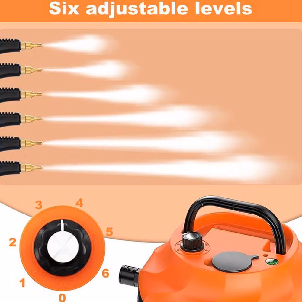 SPETLEK 3800W Handheld Steam Cleaner in Orange, W/D/H: 100 x 60 cm – 6