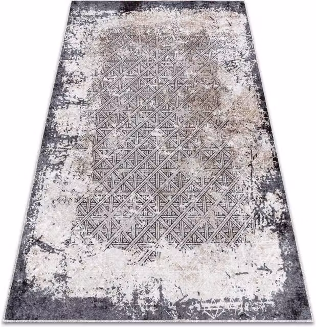 RugsX Miro Geometric Grey Rug, W/D/H: 120 x 170 cm – 1