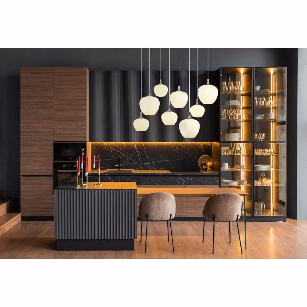 Netlighting Maxy Cluster Pendant Ceiling Light in White with 8x E27 Sockets – 2