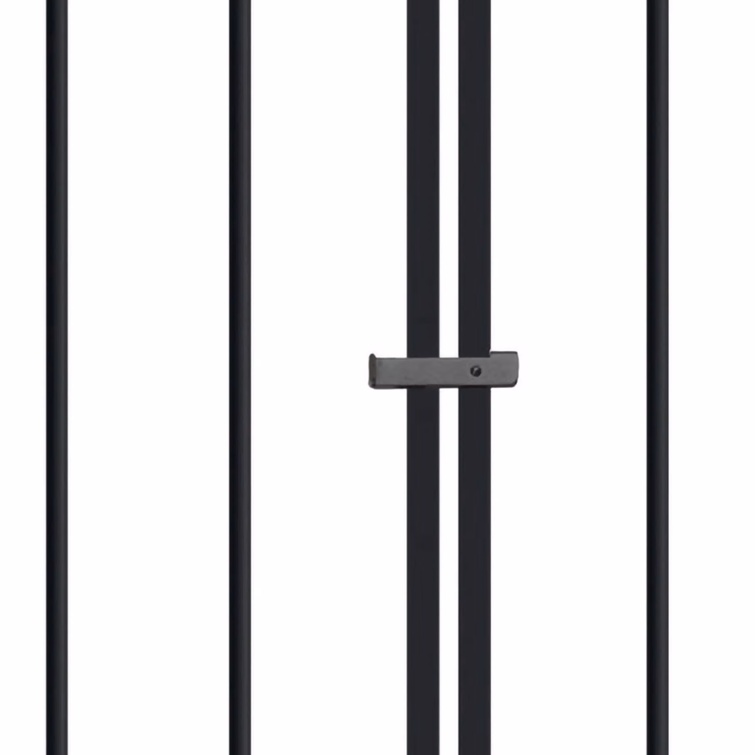 Primrose Abbey Road Black Galvanised Steel Swing Gate, Height: 92 cm – 2