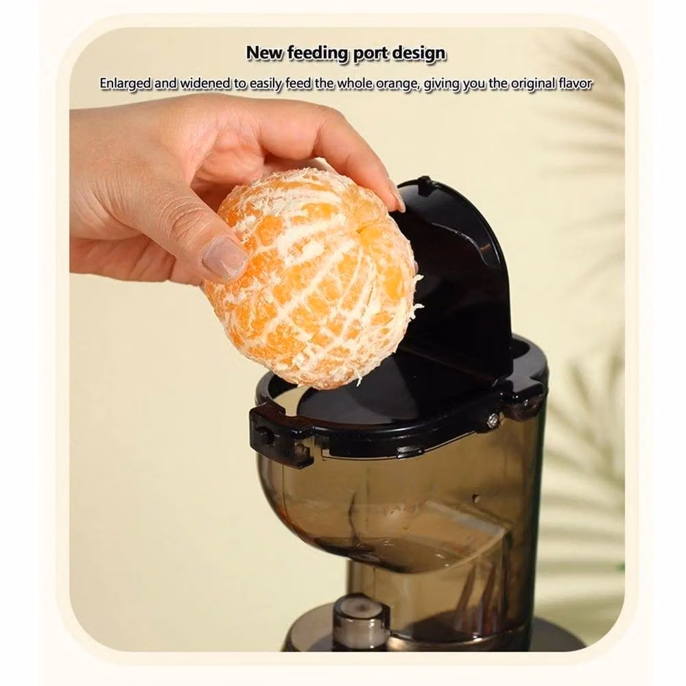 NESTLUNE Slow Masticating Juicer with Separate Pulp Fruit and Vegetable Extractor, Black – 3