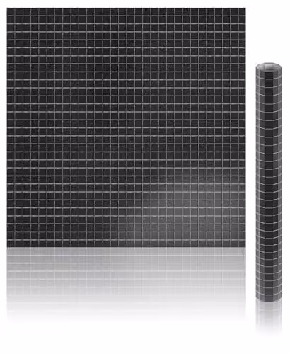 FX Lab Black Glossy Glass Mirror Field Tile Sheets – 1
