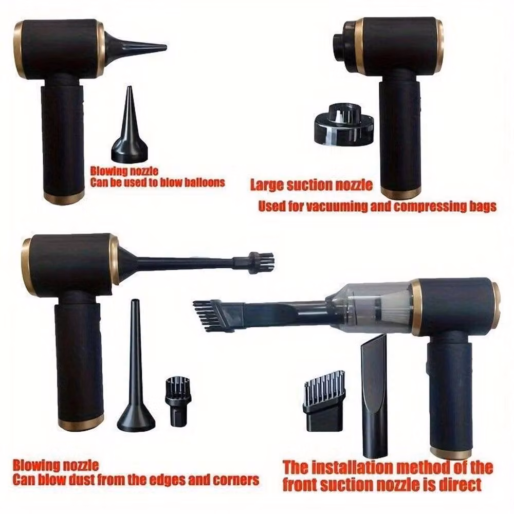 Nordara Cordless Handheld Wet and Dry Car Vacuum Cleaner in Black, 1000ml – 3
