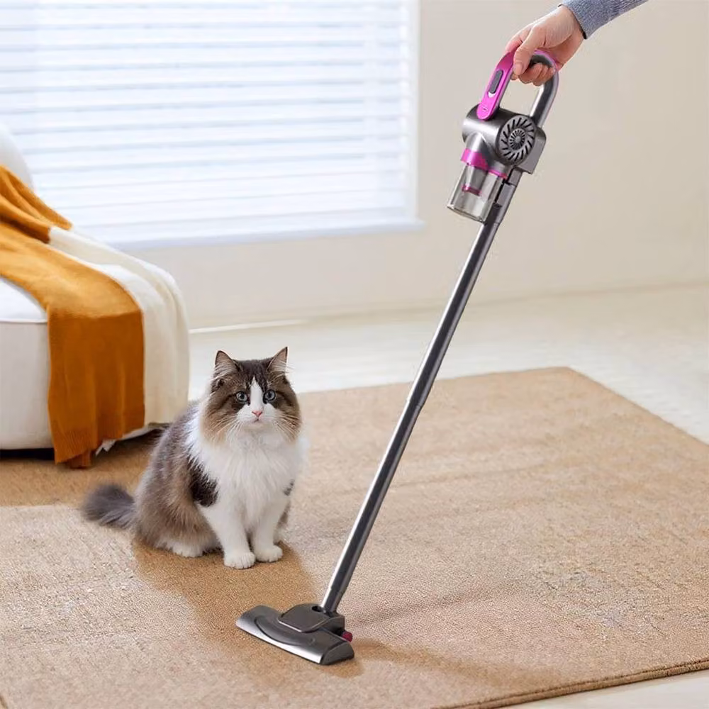 SPETLEK 4-in-1 Cordless Bagless Upright Lightweight Vacuum Cleaner in Grey, H 100 cm x W 15 cm – 4